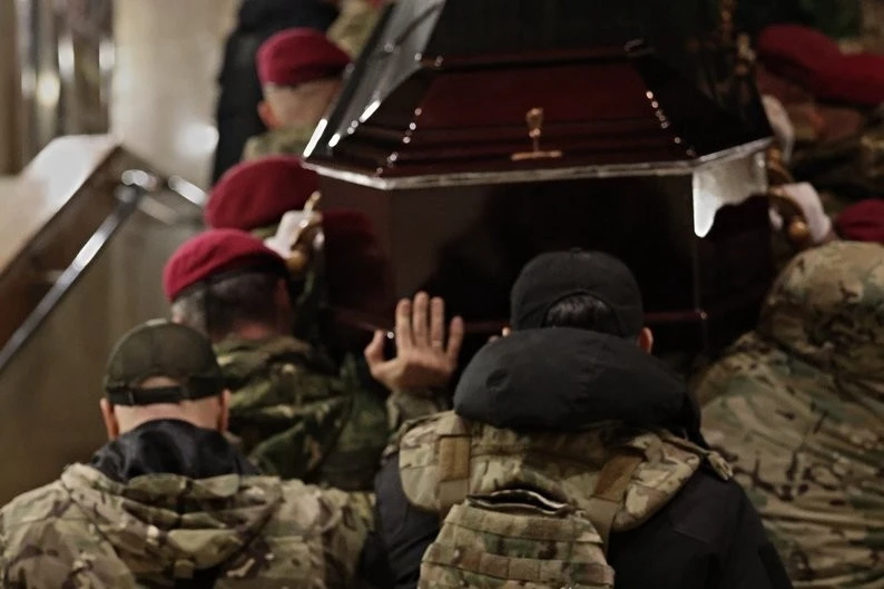 У Харкові провели в останню путь бійця спецпідрозділу Сергія Шоптенка