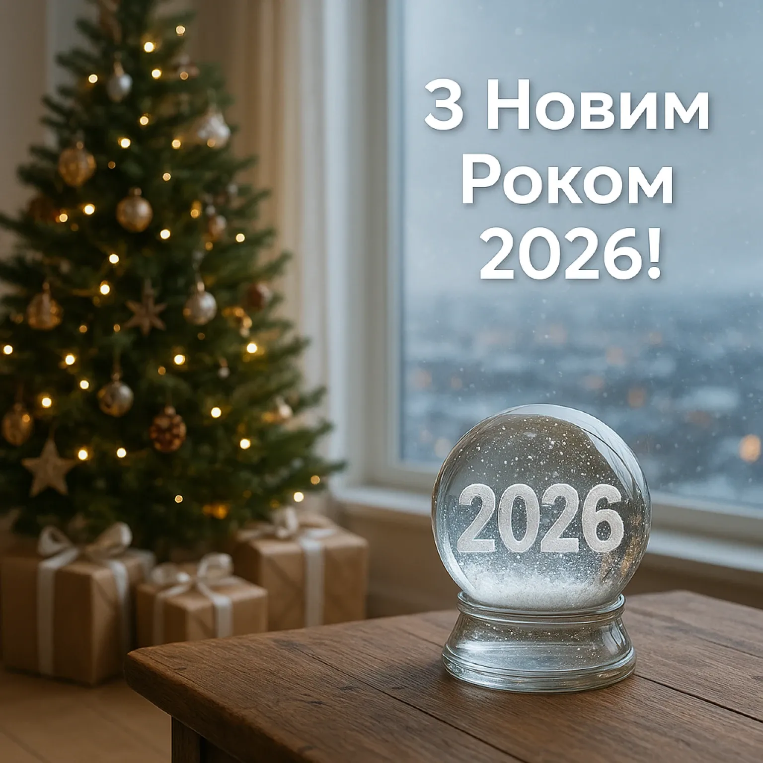 Привітання з новим роком 2026