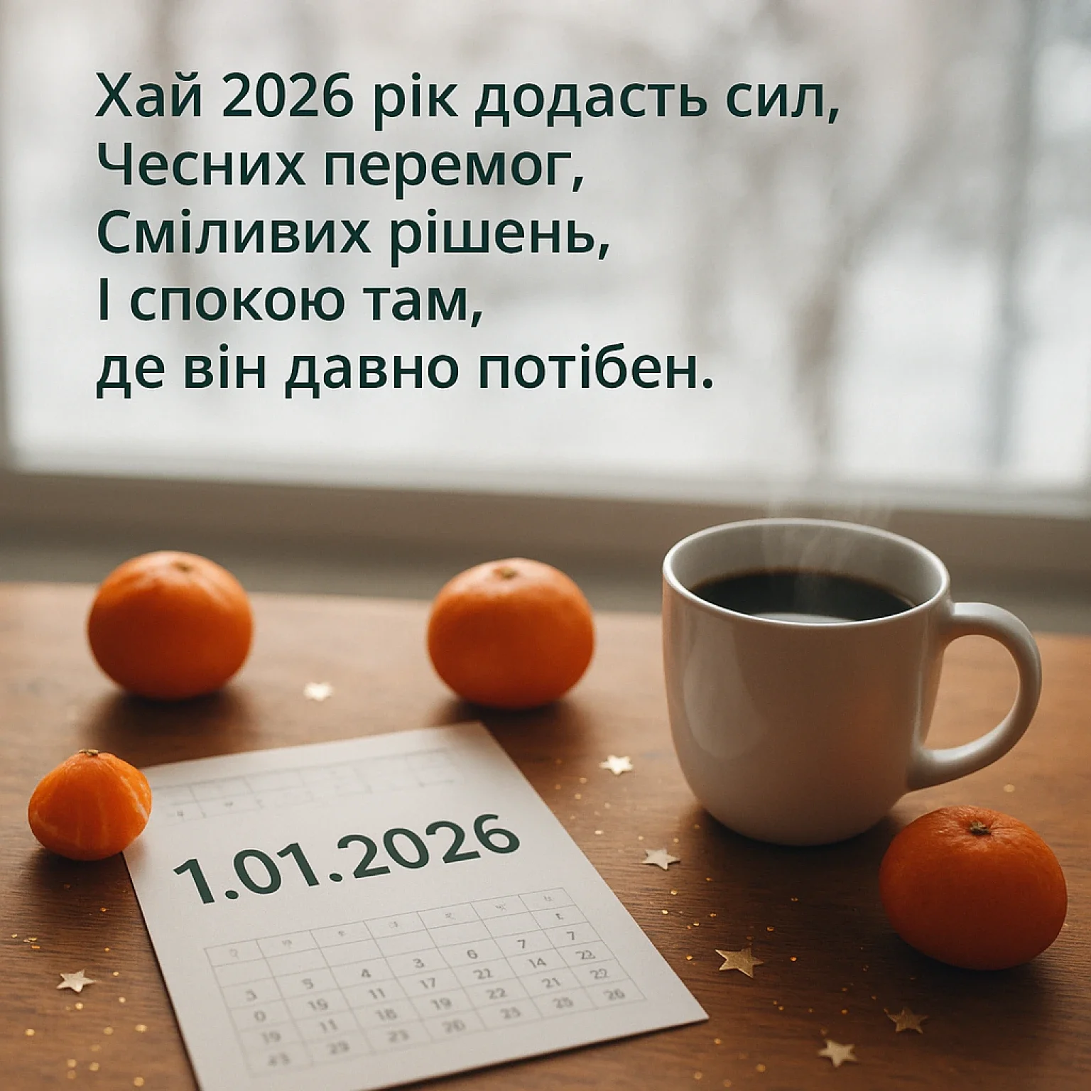 Привітання з новим роком 2026