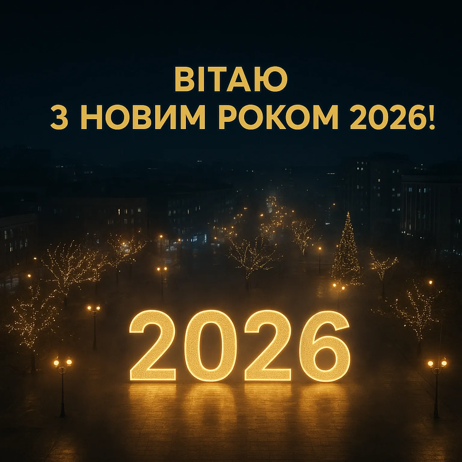 Привітання з новим роком 2026