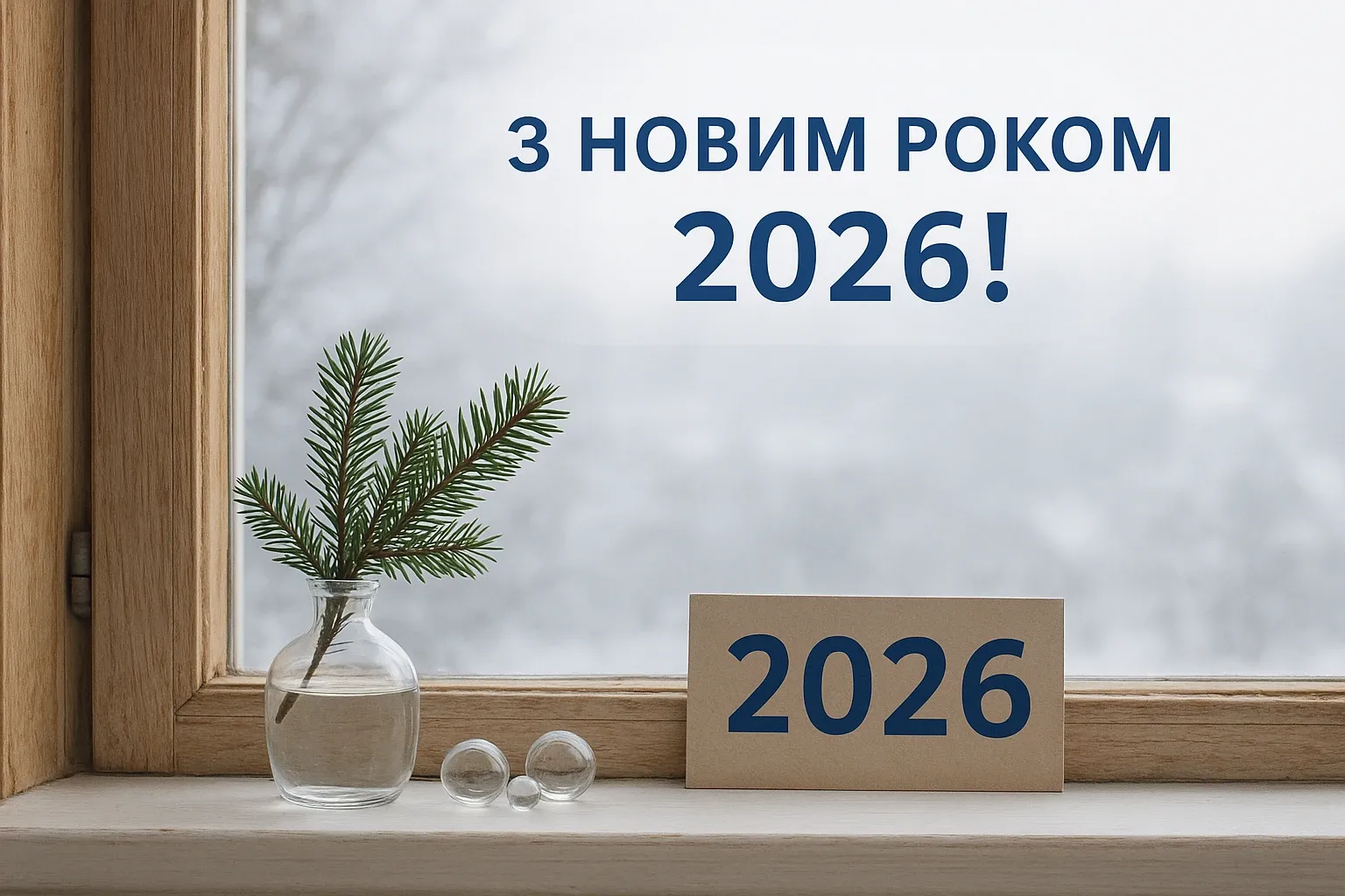 Привітання з новим роком 2026