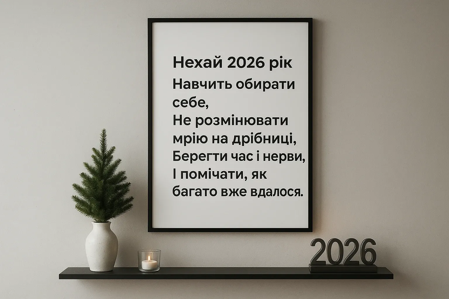 Привітання з новим роком 2026