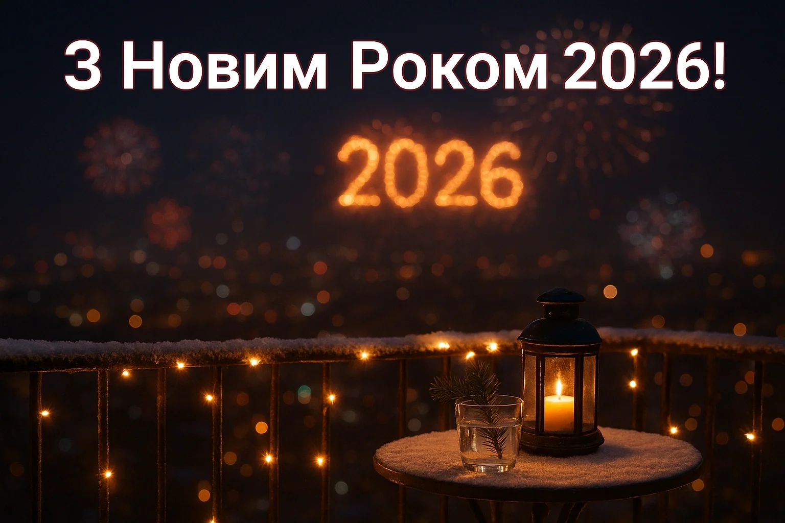 Привітання з новим роком 2026
