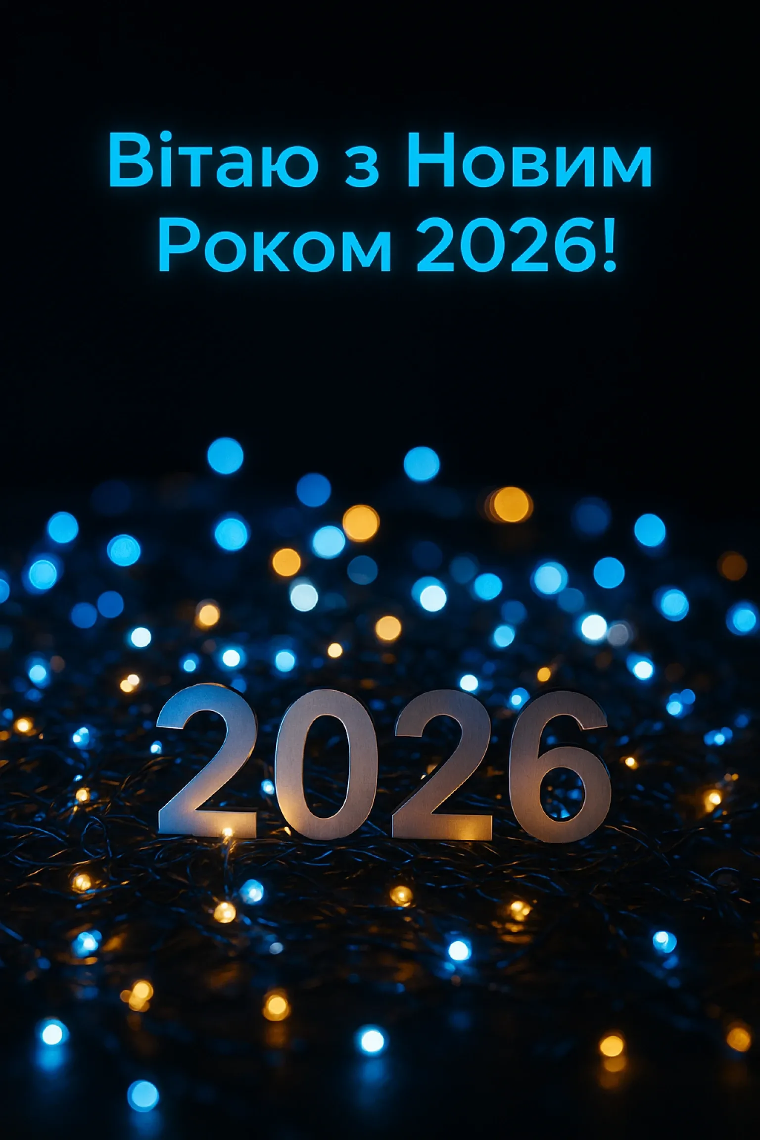 Привітання з новим роком 2026