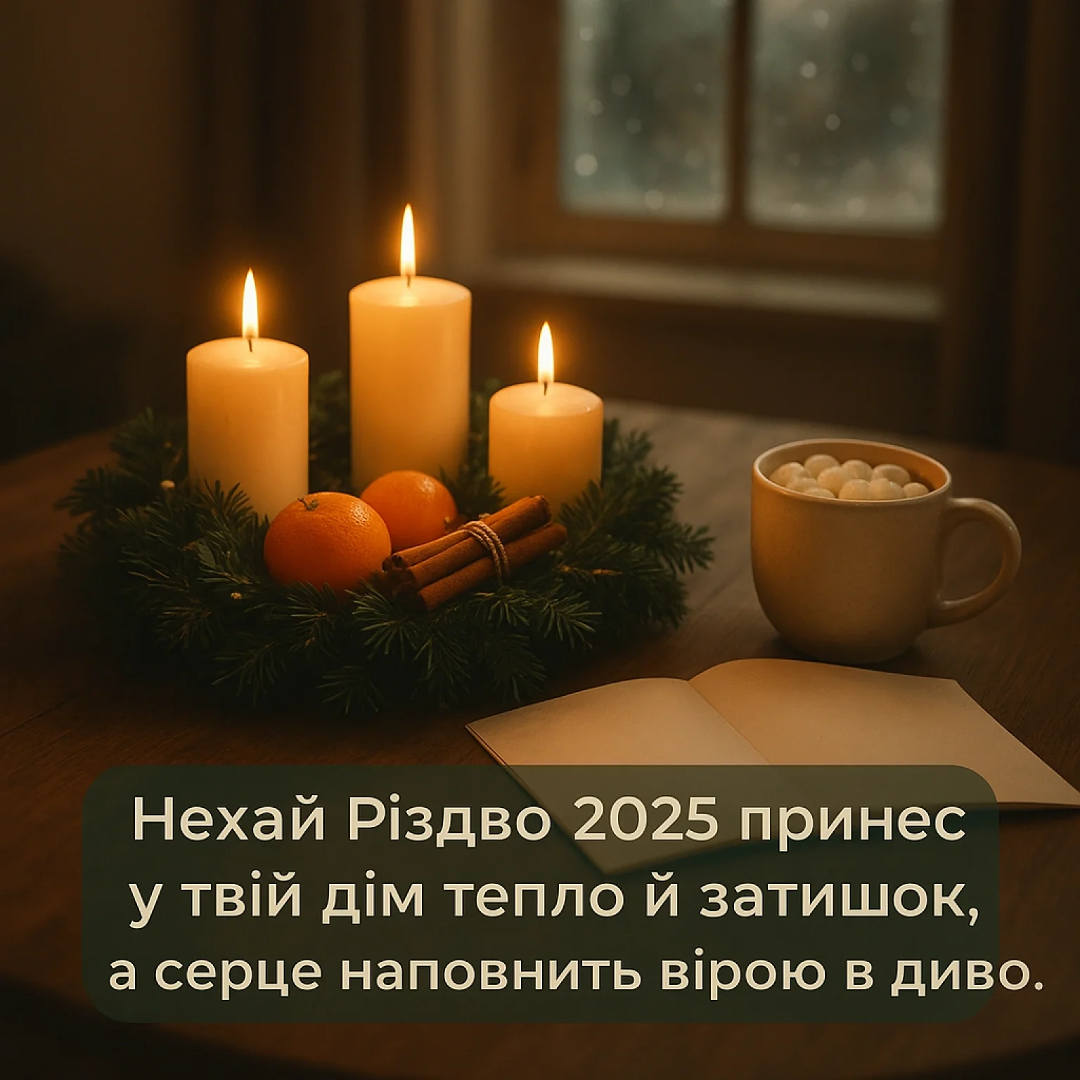 Привітання з різдвом 2025