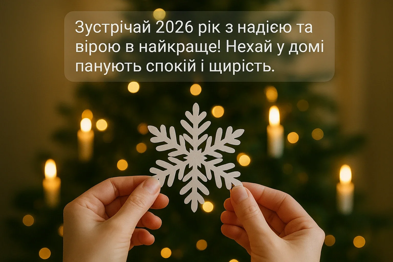 Привітання з прийдешнім новим роком 2026