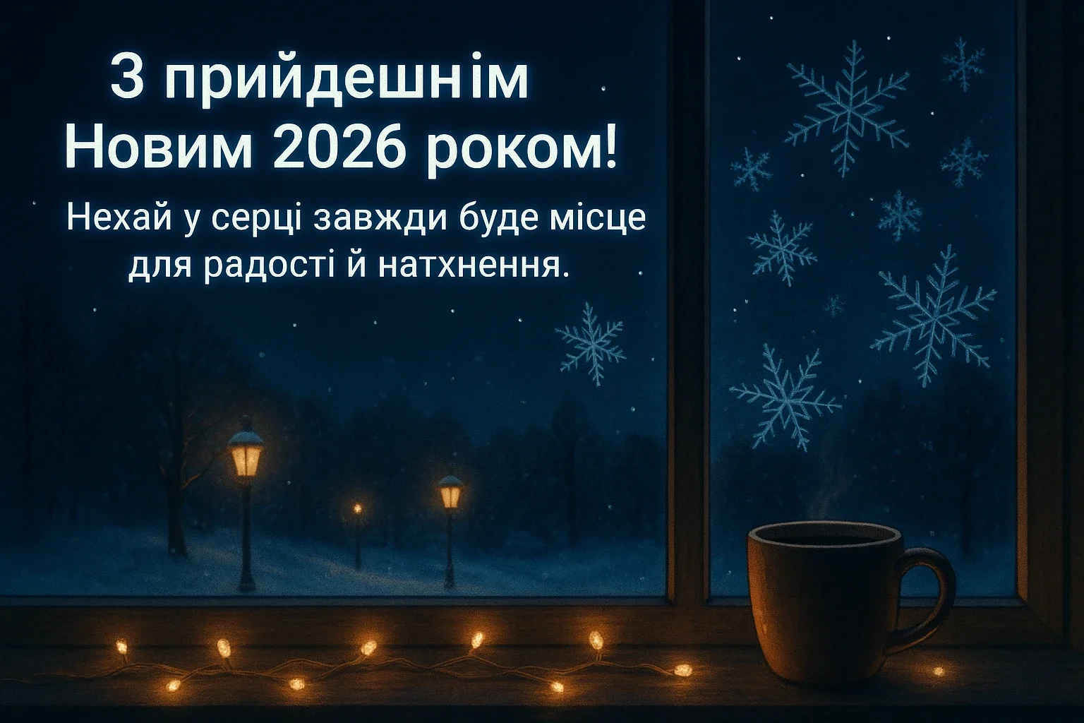 Привітання з прийдешнім новим роком 2026
