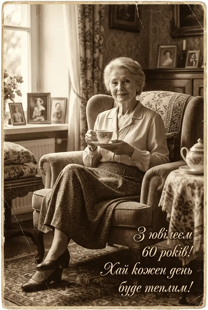 вітаю з ювілеєм 60