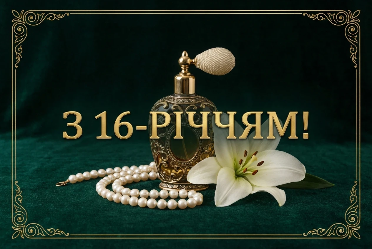 з днем народження 16 років дівчинці