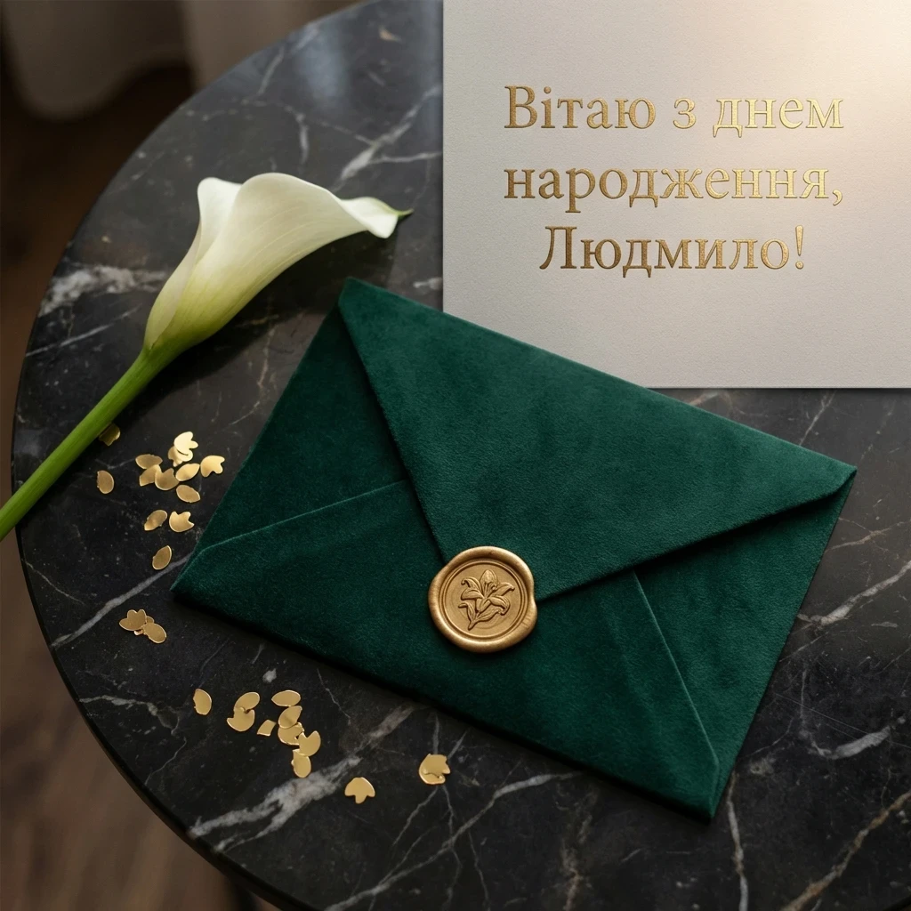 Люда з днем народження