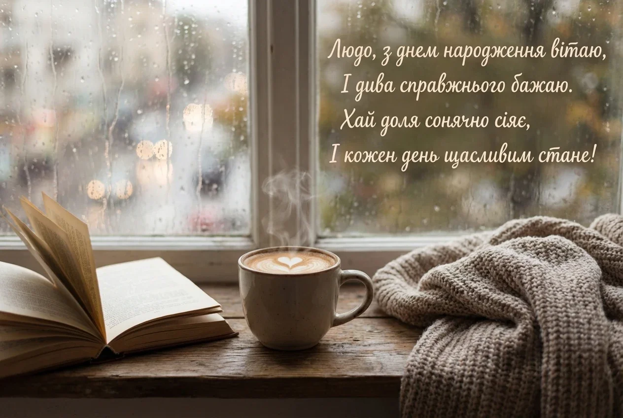 Люда з днем народження
