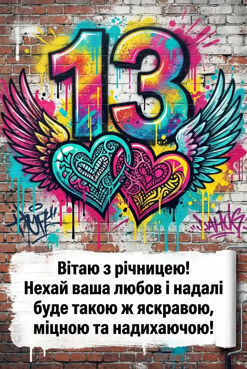 13 років річниця весілля