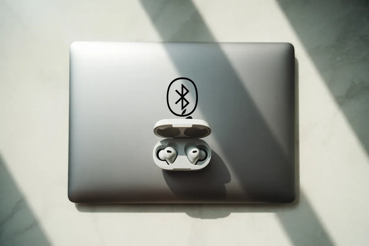 Як підключити AirPods до ноутбука через Bluetooth