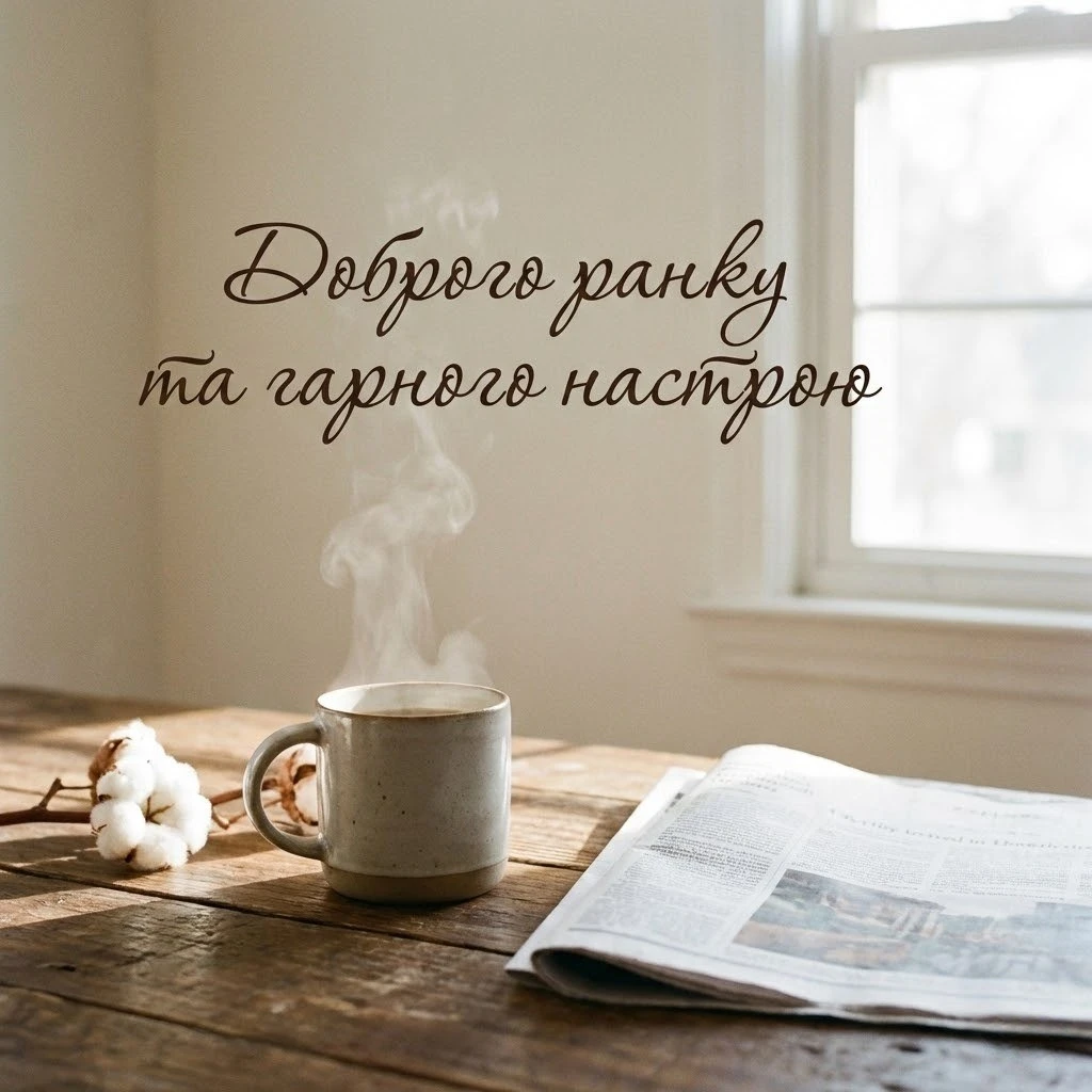 Доброго ранку, гарного настрою: найкращі картинки та душевні побажання для чудового дня