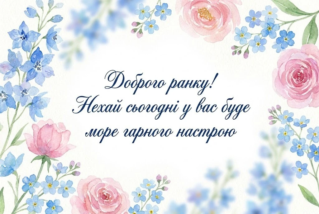 Доброго ранку, гарного настрою: найкращі картинки та душевні побажання для чудового дня