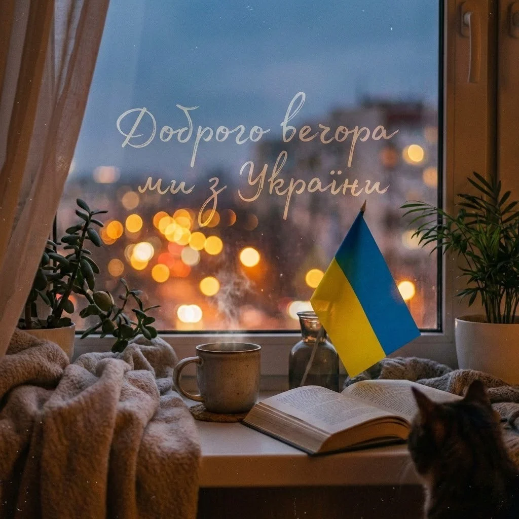 Доброго вечора ми з України: добірка душевних листівок та найтепліших побажань