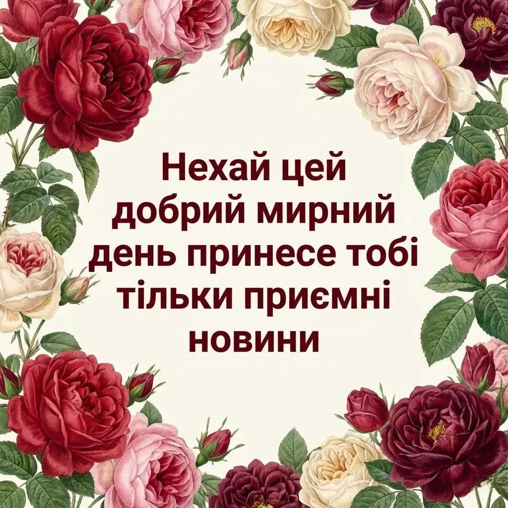 Доброго мирного дня: найкращі картинки та щирі листівки для натхнення і гарного настрою