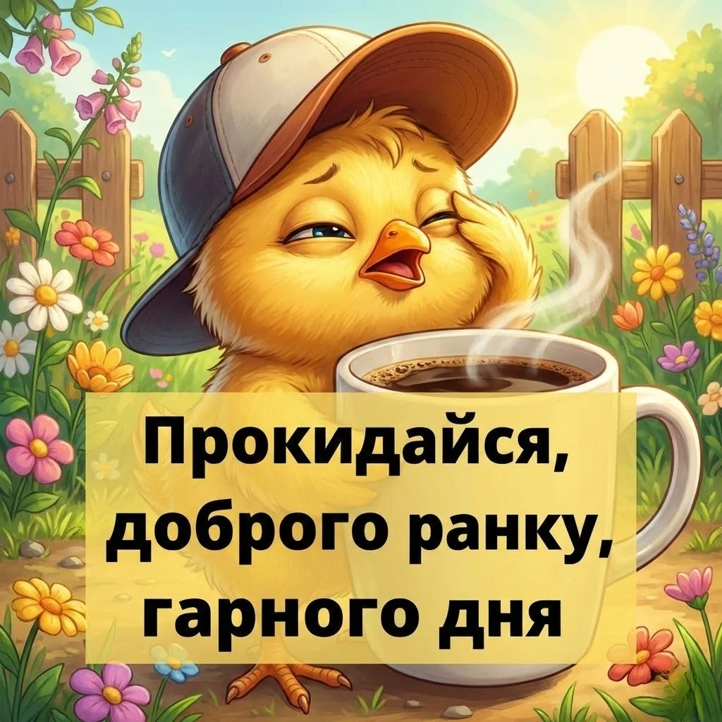 Прикольні картинки з доброго ранку та гарного дня: яскрава добірка для найкращого настрою