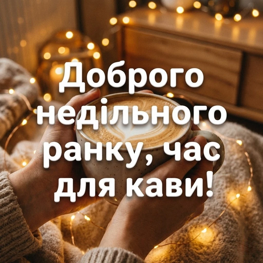 Доброго недільного ранку та гарного дня: добірка душевних картинок і листівок