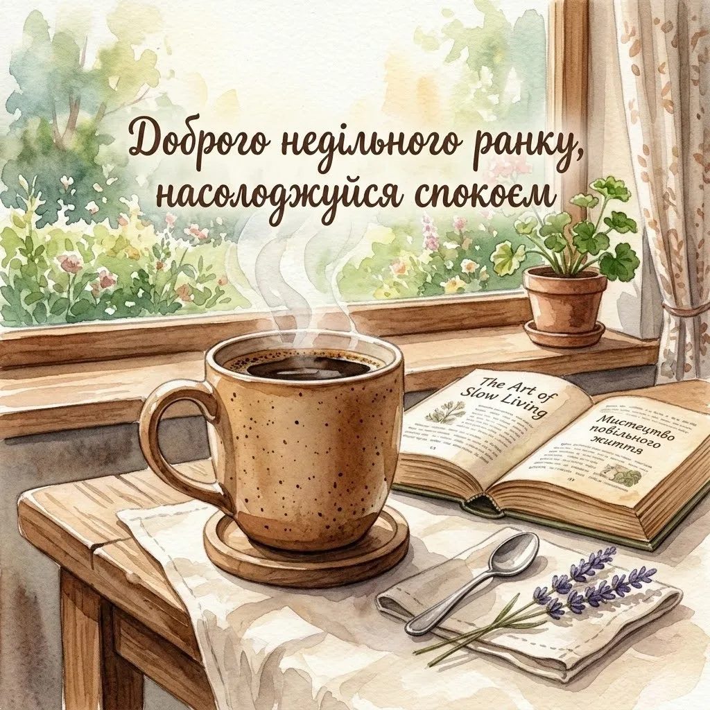 Доброго недільного ранку та гарного дня: затишні картинки для чудового настрою
