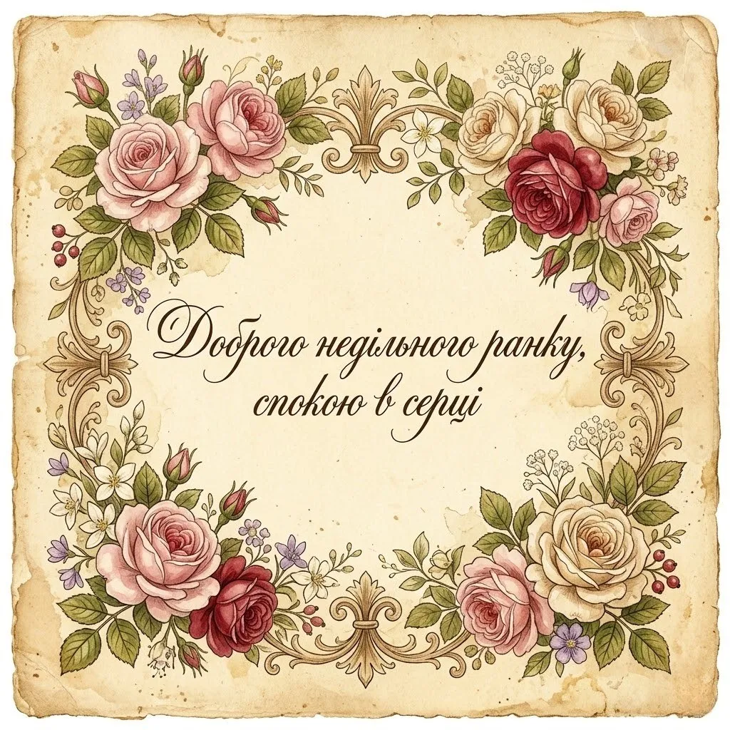 Доброго недільного ранку та гарного дня: затишні картинки для чудового настрою