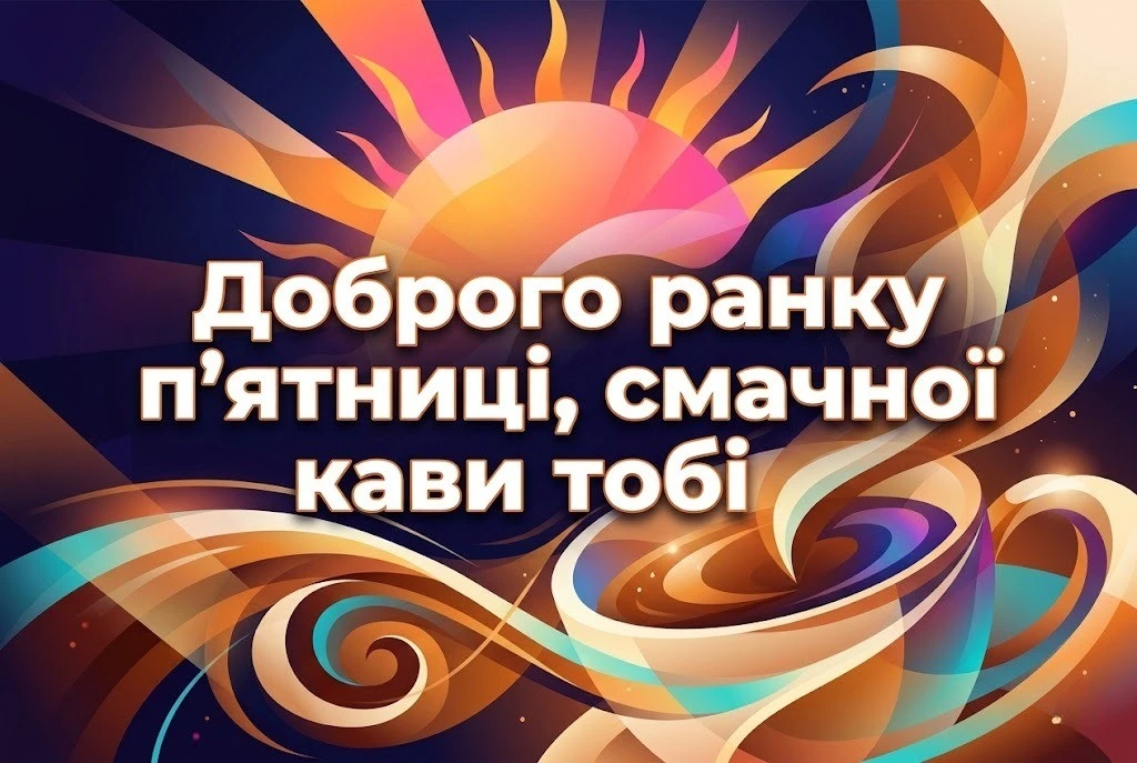 Доброго ранку п’ятниці: картинки, листівки та душевні побажання для гарного настрою