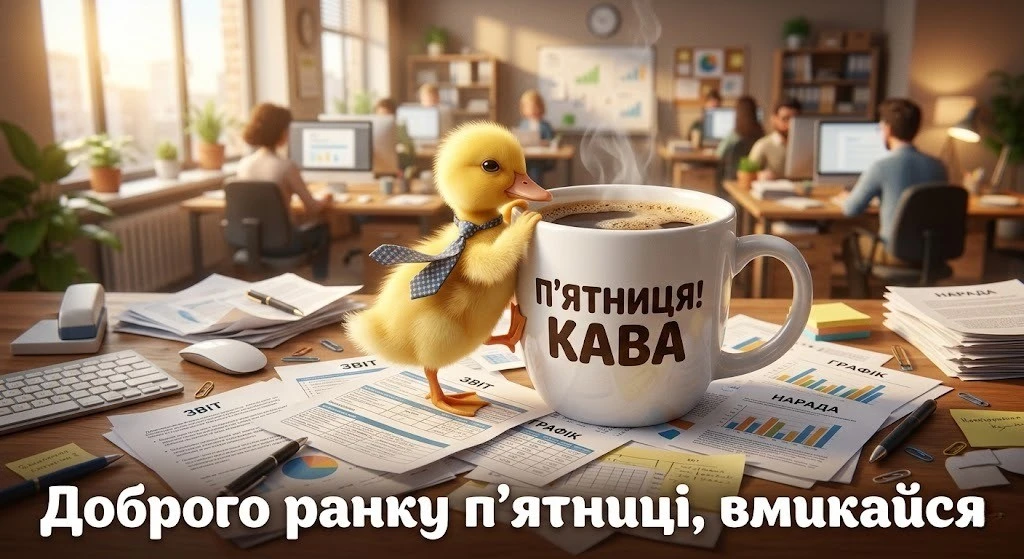 Доброго ранку п’ятниці: картинки, листівки та душевні побажання для гарного настрою