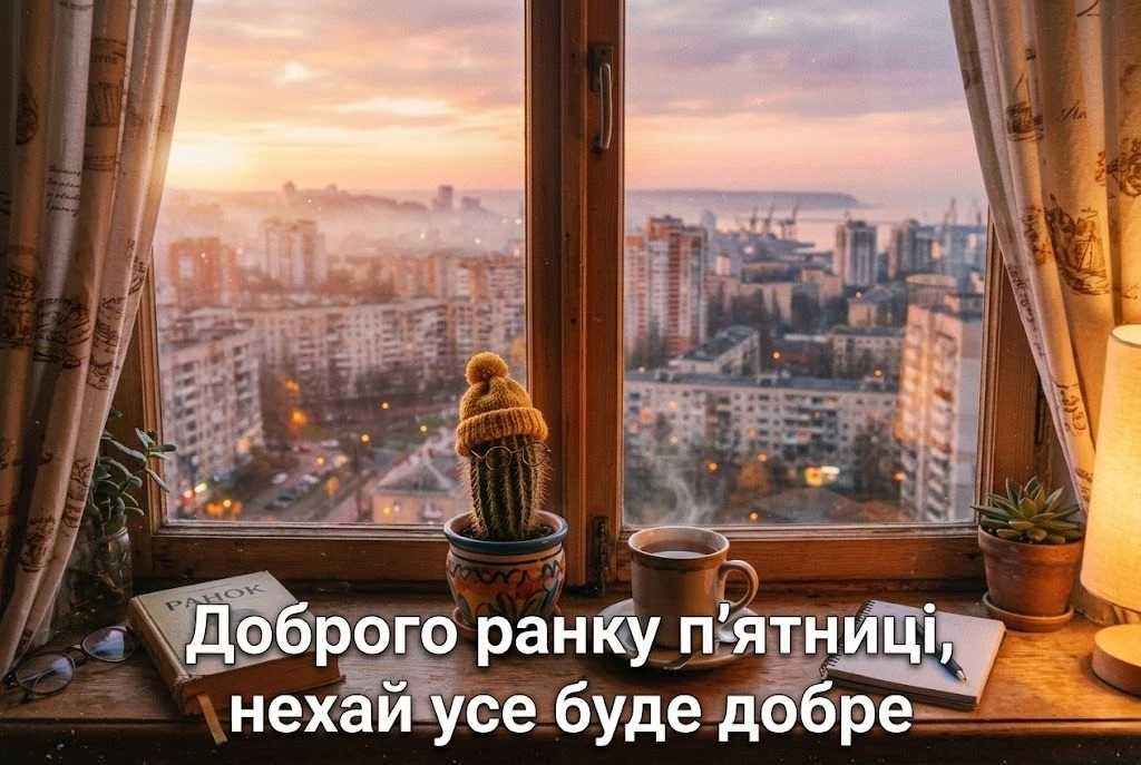 Доброго ранку п’ятниці: картинки, листівки та душевні побажання для гарного настрою