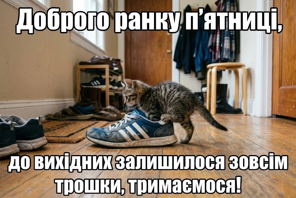 Доброго ранку п’ятниці: душевні побажання та красиві картинки для натхненного завершення тижня