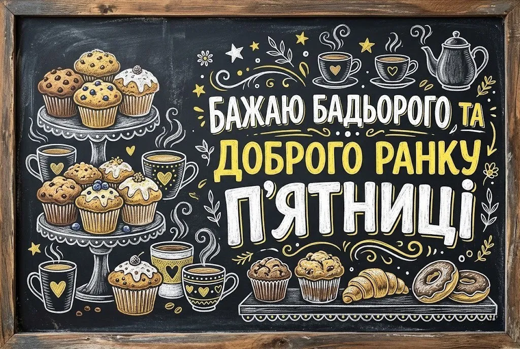 Доброго ранку п’ятниці: душевні побажання та красиві картинки для натхненного завершення тижня
