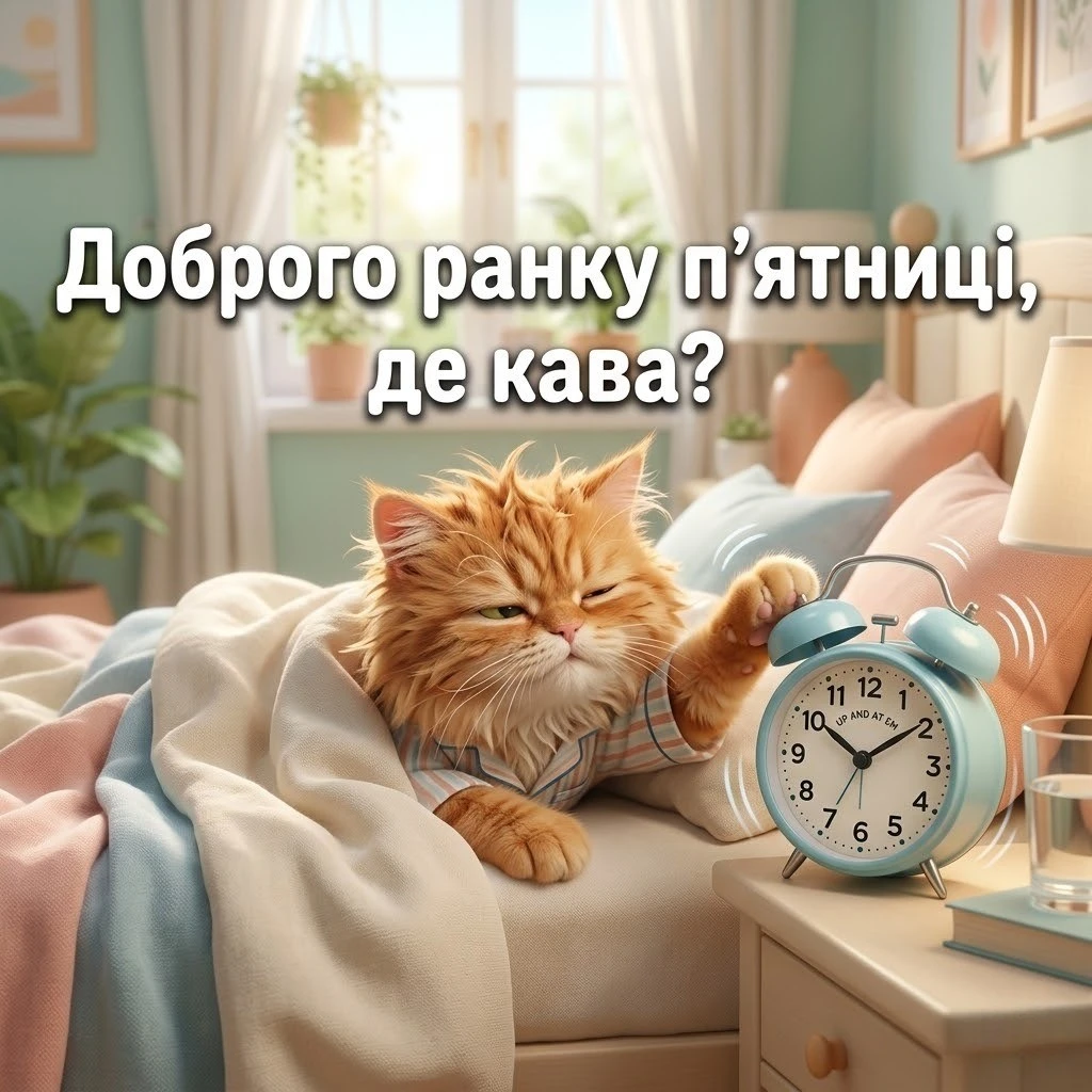 Доброго ранку п’ятниці: душевні побажання та красиві картинки для натхненного завершення тижня