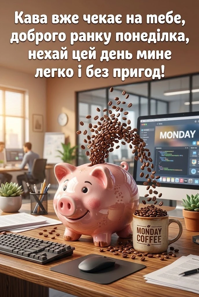 Понеділок доброго ранку: яскраві картинки та прикольні листівки для позитивного настрою