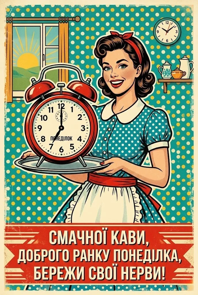 Понеділок доброго ранку: яскраві картинки та прикольні листівки для позитивного настрою