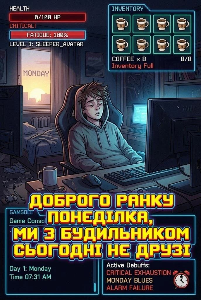 Понеділок доброго ранку: яскраві картинки та прикольні листівки для позитивного настрою