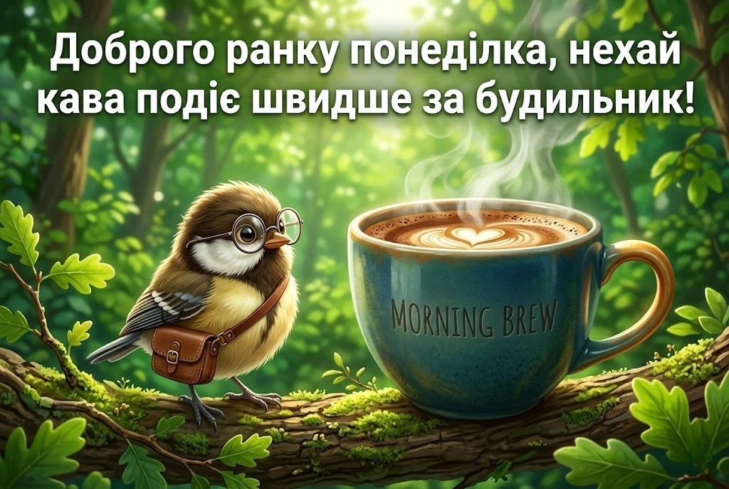 Понеділок доброго ранку: яскраві картинки та прикольні листівки для позитивного настрою
