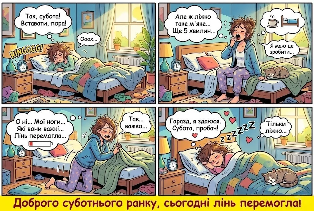 Доброго суботнього ранку: картинки та найтепліші побажання для затишного вихідного