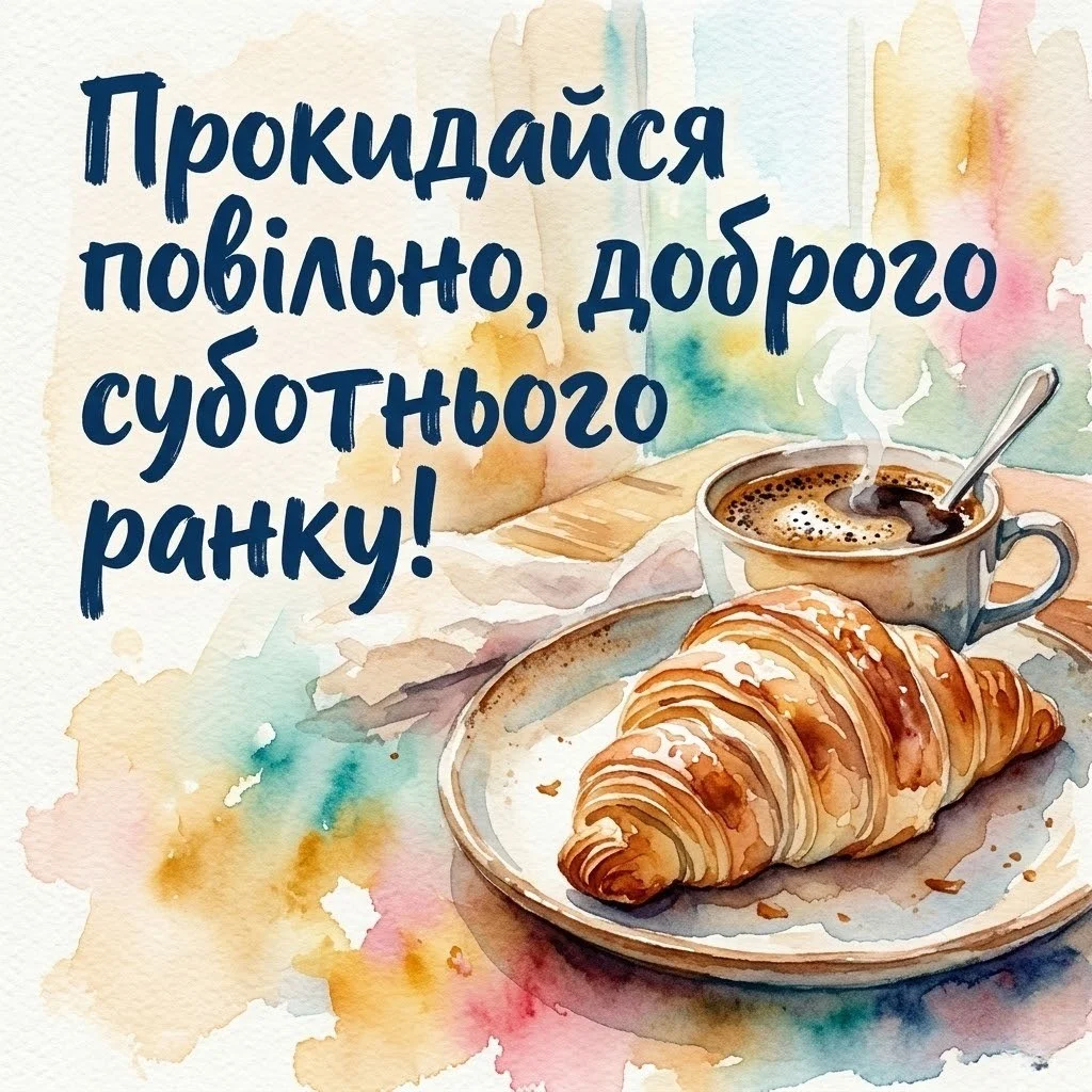 Доброго суботнього ранку: картинки та найтепліші побажання для затишного вихідного
