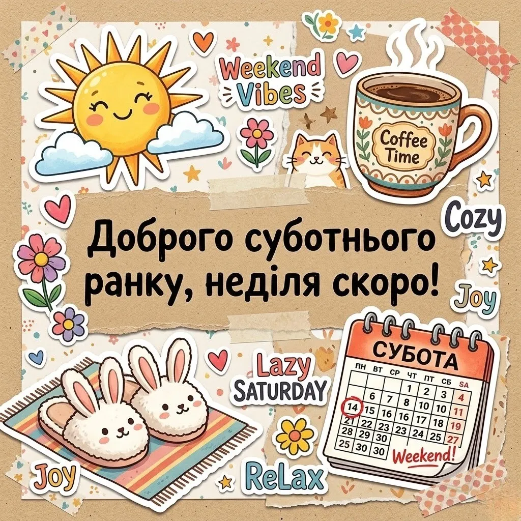 Доброго суботнього ранку і гарного дня: душевні привітання та підбірка найкращих листівок