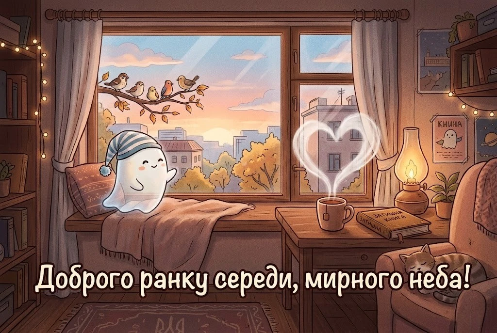 Доброго ранку середи та гарного дня: душевні побажання, картинки та листівки для настрою
