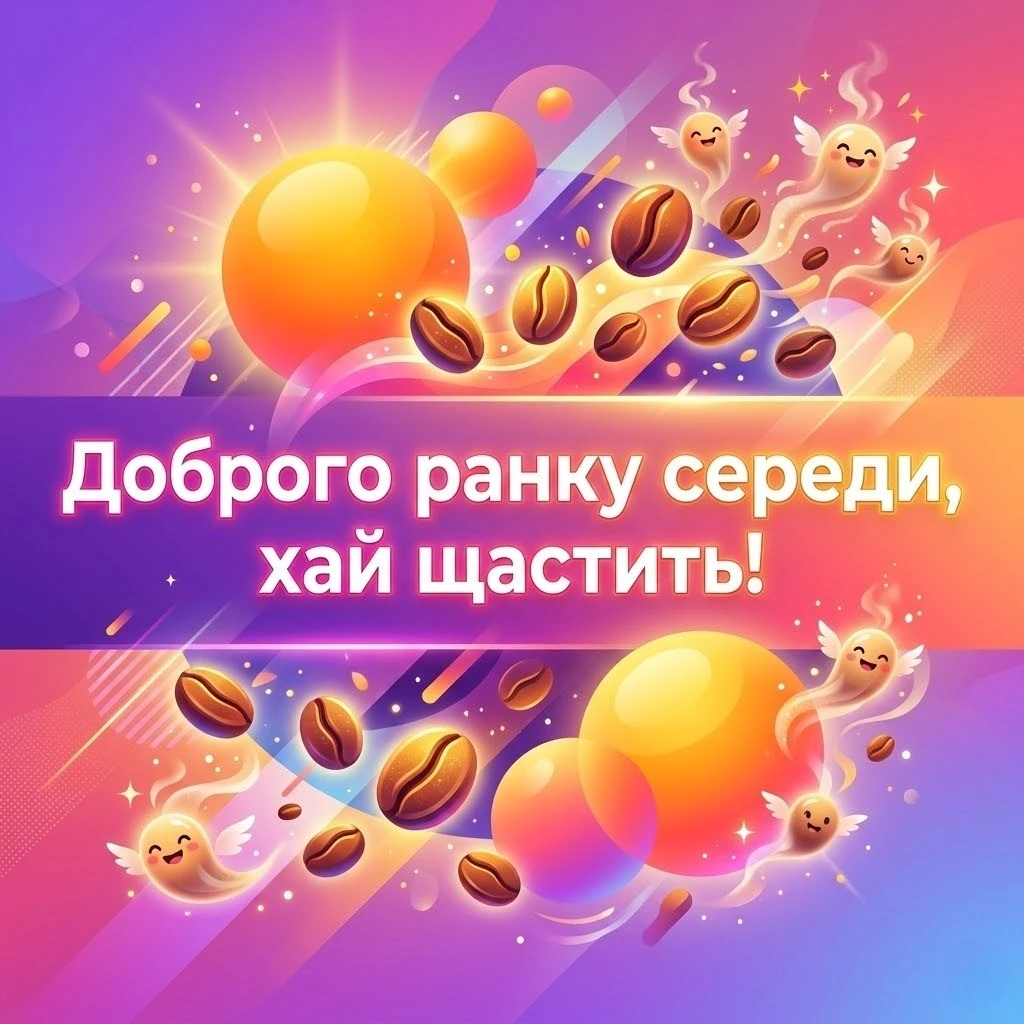 Доброго ранку середи та гарного дня: душевні побажання, картинки та листівки для настрою