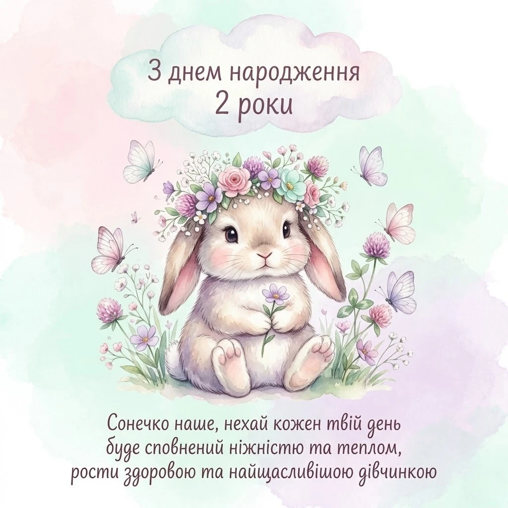 День народження похресниці: вітаємо маленьку принцесу з 2-річчям