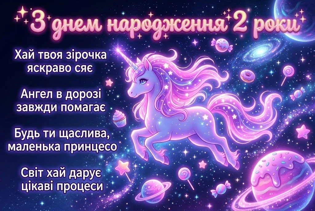 День народження похресниці: вітаємо маленьку принцесу з 2-річчям