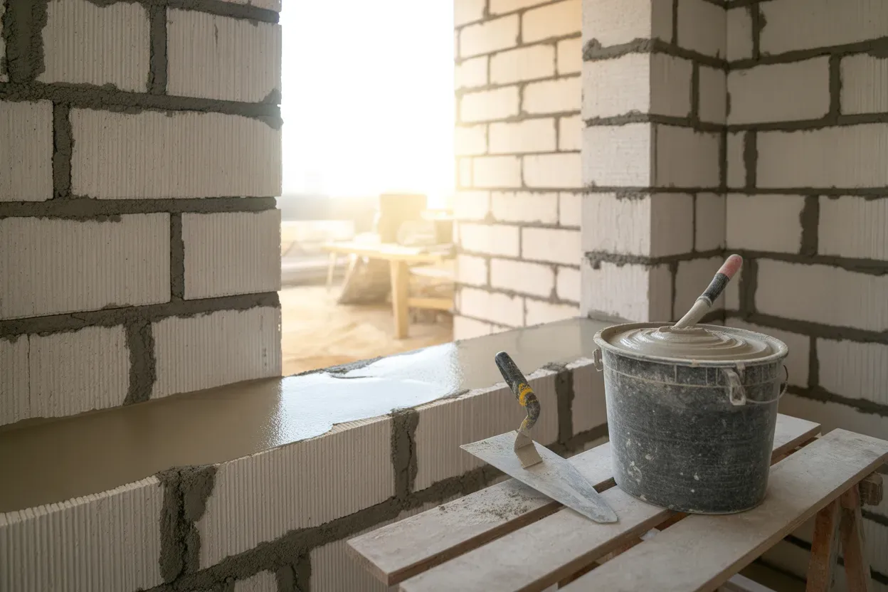 Як правильно штукатурити стіни з газоблоків, щоб уникнути тріщин