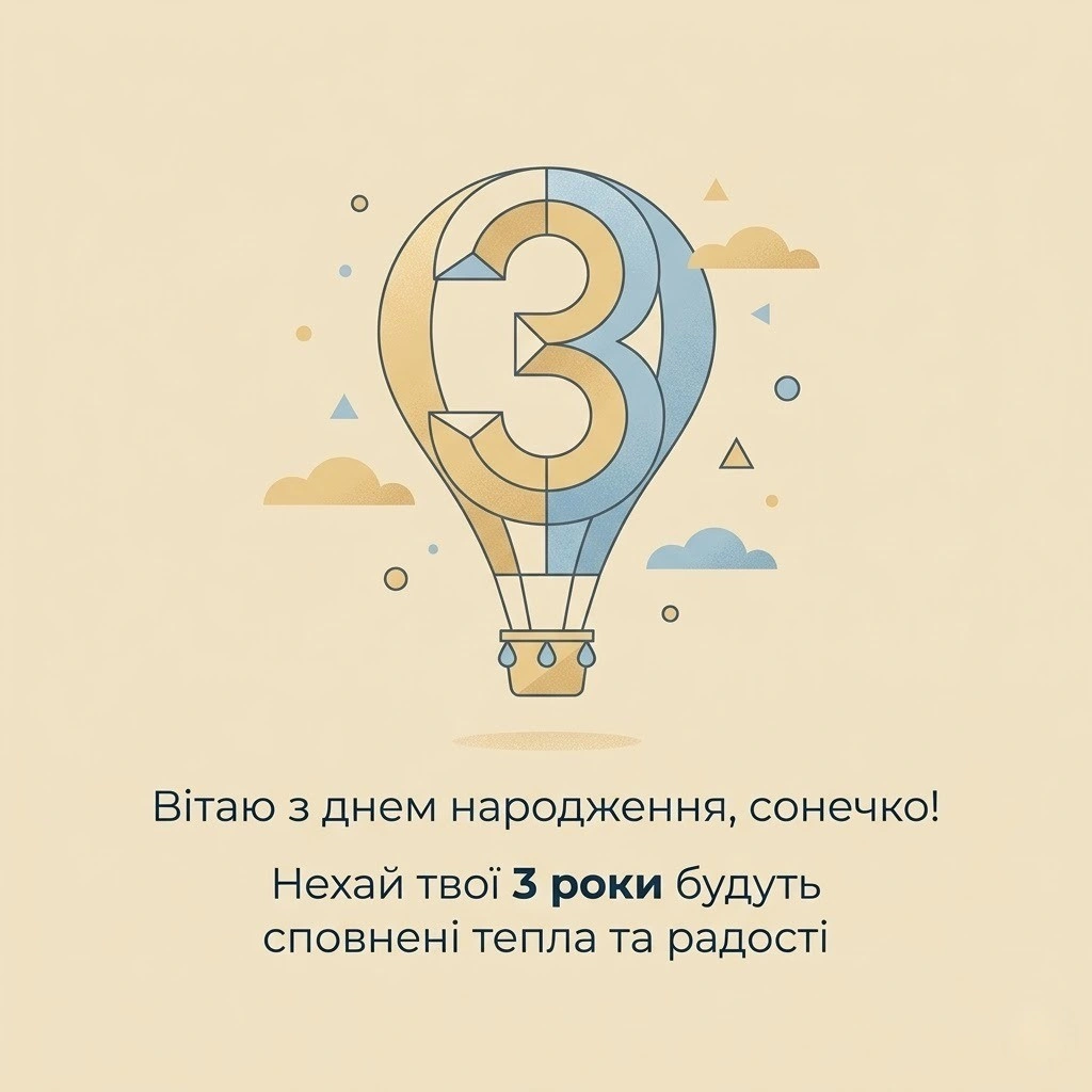 Вітання з днем народження на 3 роки: магічні слова для принцес та маленьких героїв