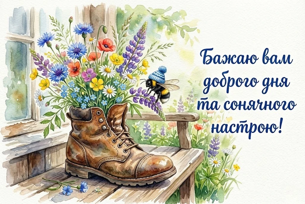 Картинки доброго дня українською: найкраща добірка листівок для гарного настрою