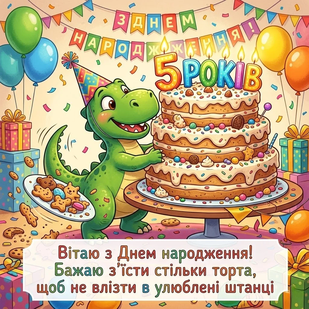 Сучасні привітання для 5-річного хлопчика: мужність, успіх та радість