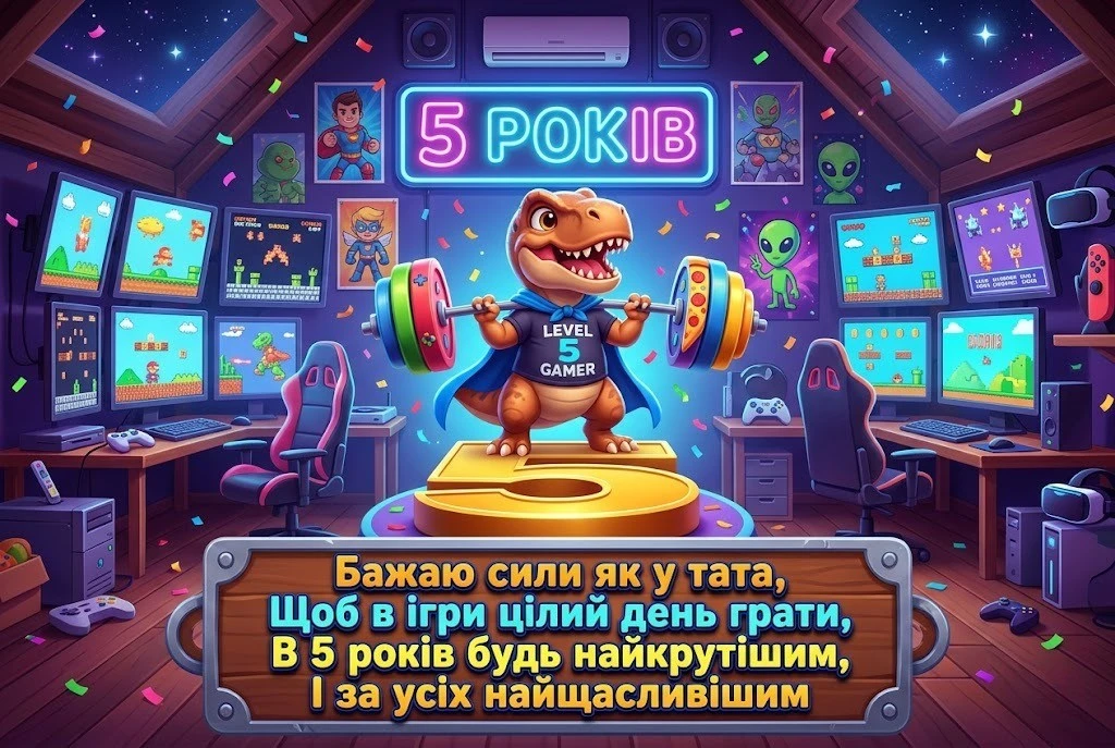 Сучасні привітання для 5-річного хлопчика: мужність, успіх та радість