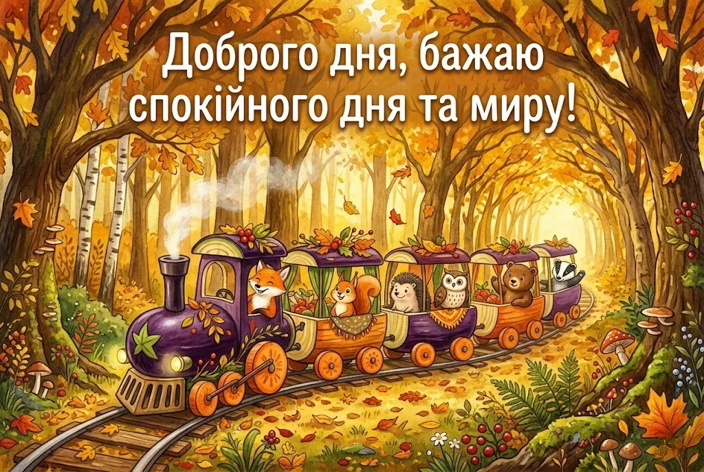 Доброго осіннього дня: найтепліші листівки та щирі побажання для гарного настрою