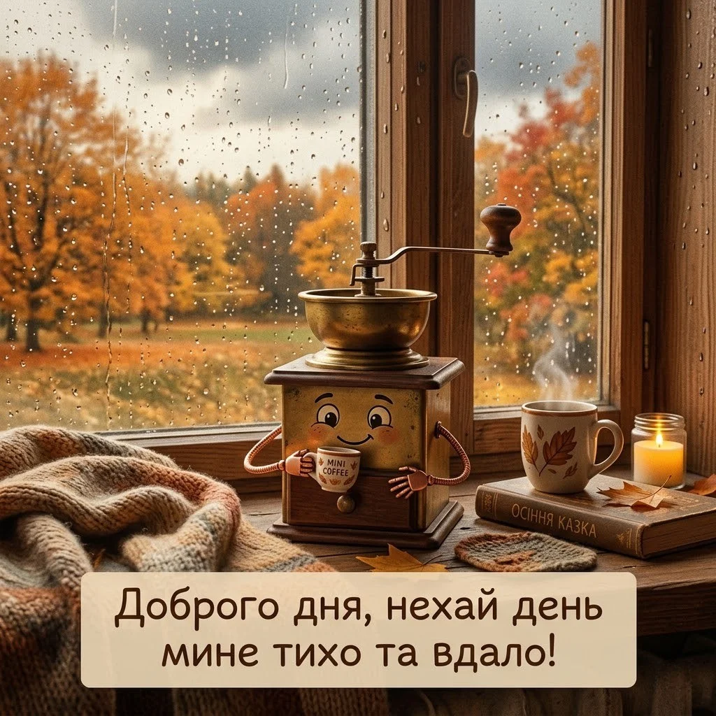 Доброго осіннього дня: найтепліші листівки та щирі побажання для гарного настрою