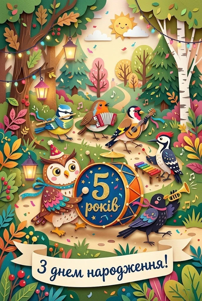 Перший ювілей: як привітати онуку з 5-річчям